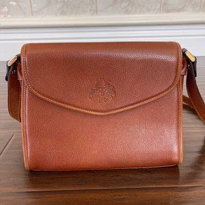 Vintage Didier Lamarthe Brown Leather Crossbody